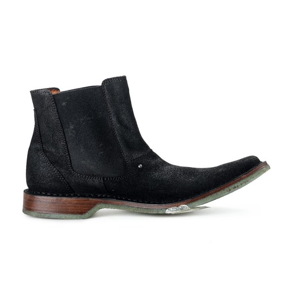 Just Cavalli Black Leather Ankle Boots Shoes main image 5